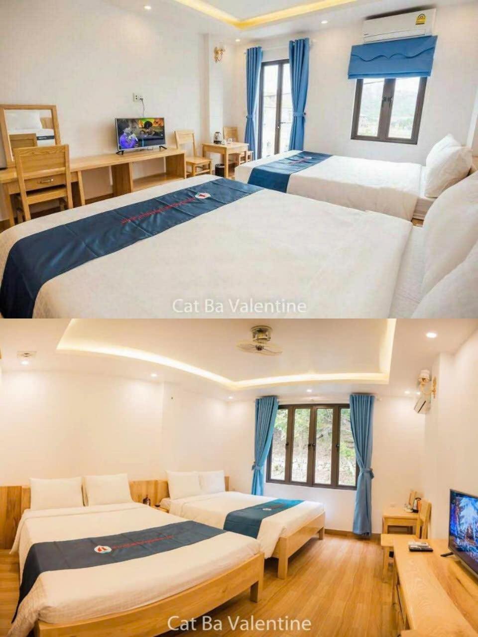 Cat Ba Valentine Hotell Chan Chau Exteriör bild
